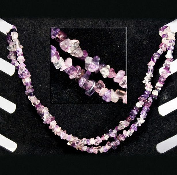 Fluorite Chip Necklace 36&quot;