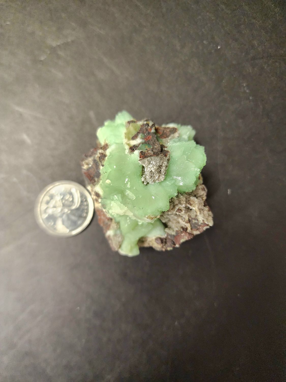 Green Apophyllite Cluster