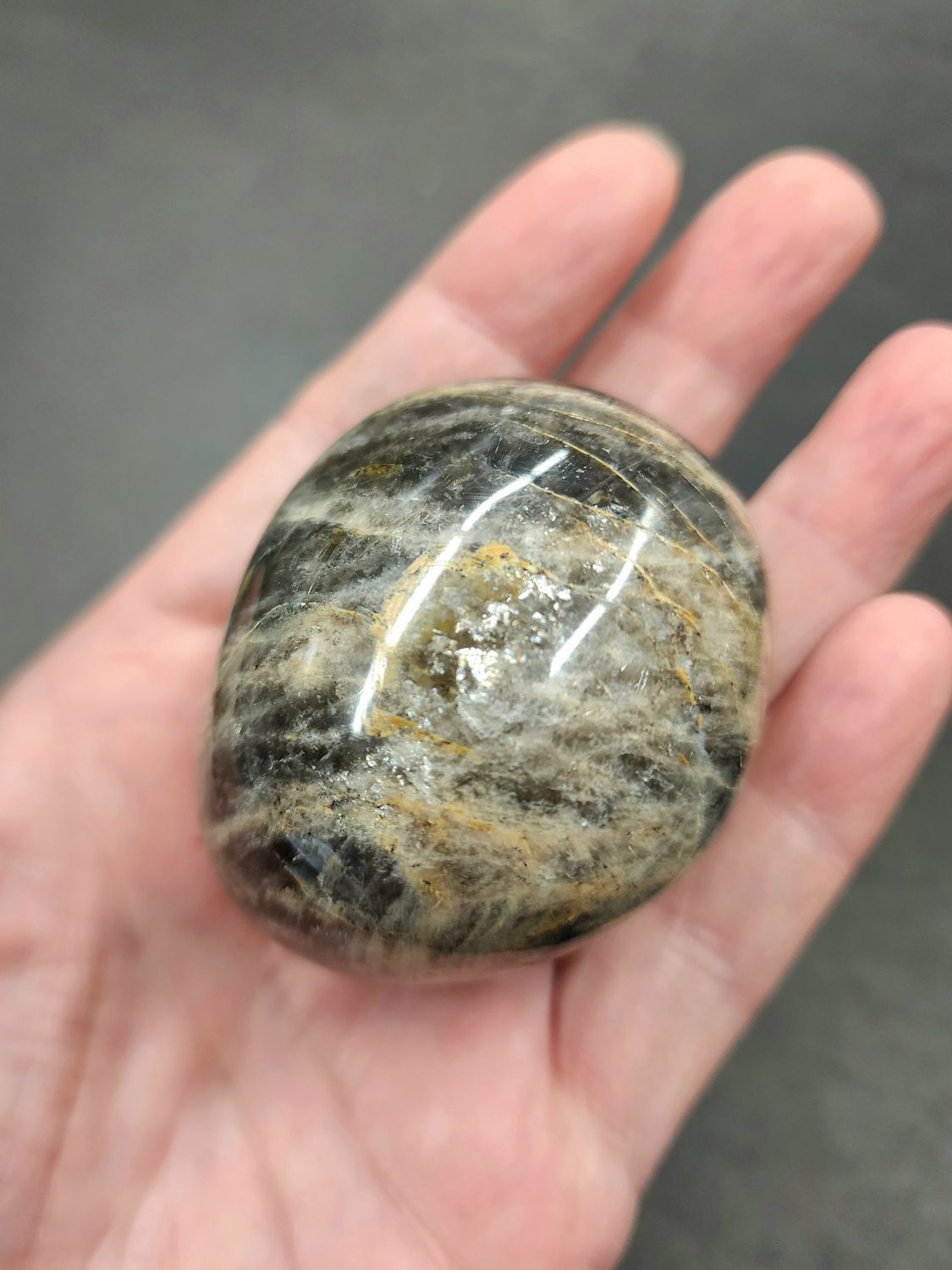 Black Moonstone Palmstone B