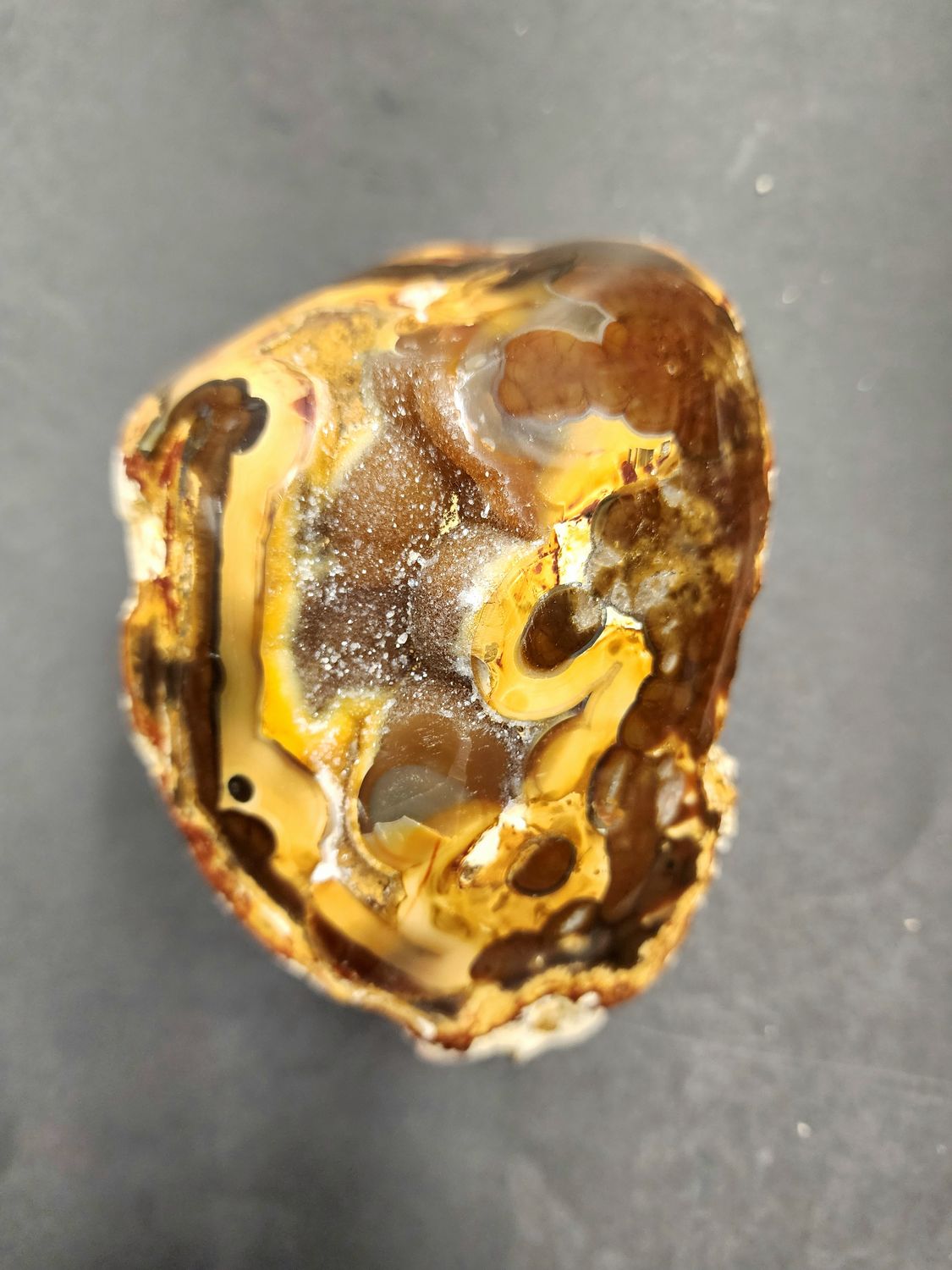 Agate Chalcedony Druzy Freeform