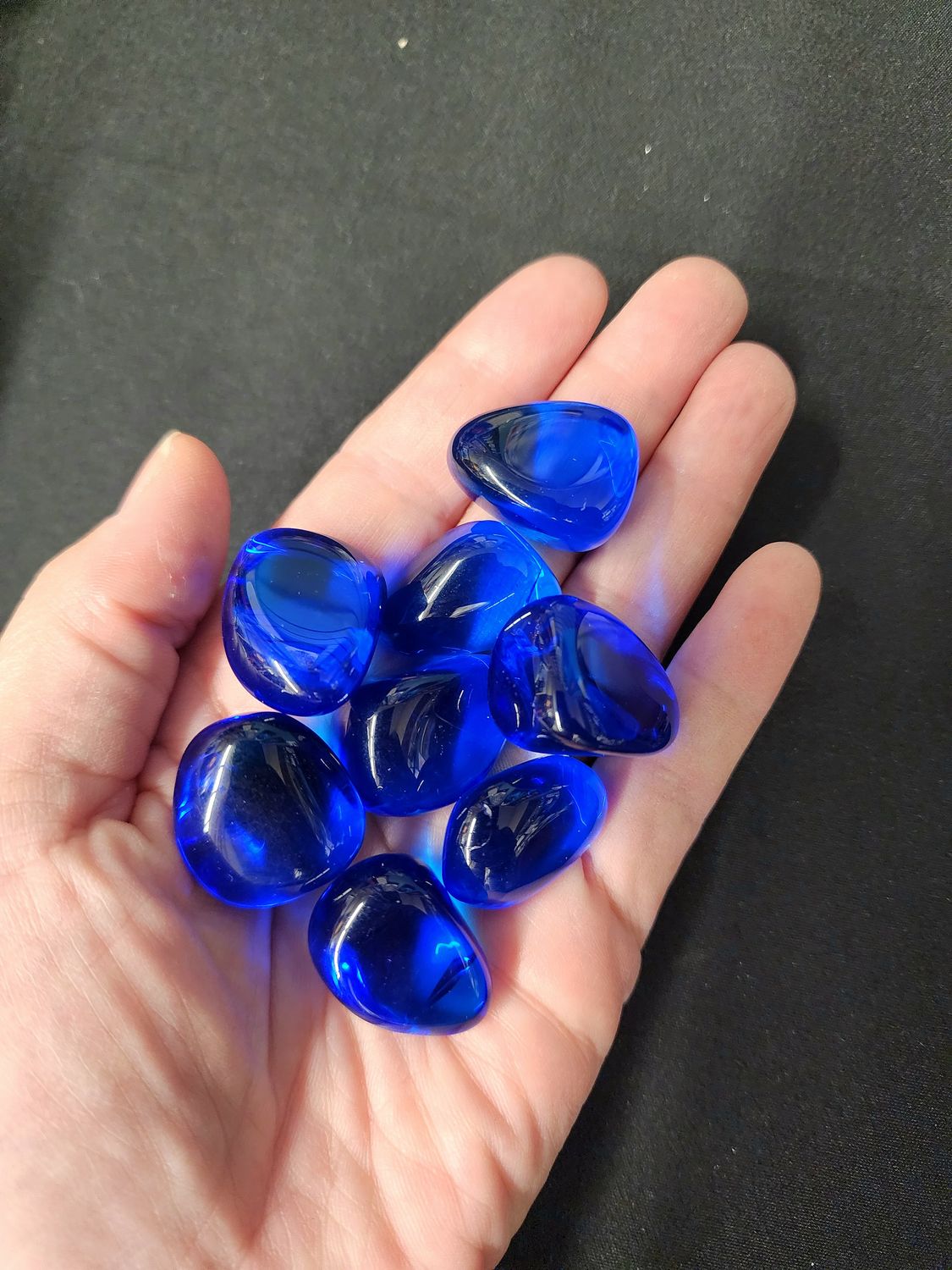 Cobalt Blue Obsidian Tumbled