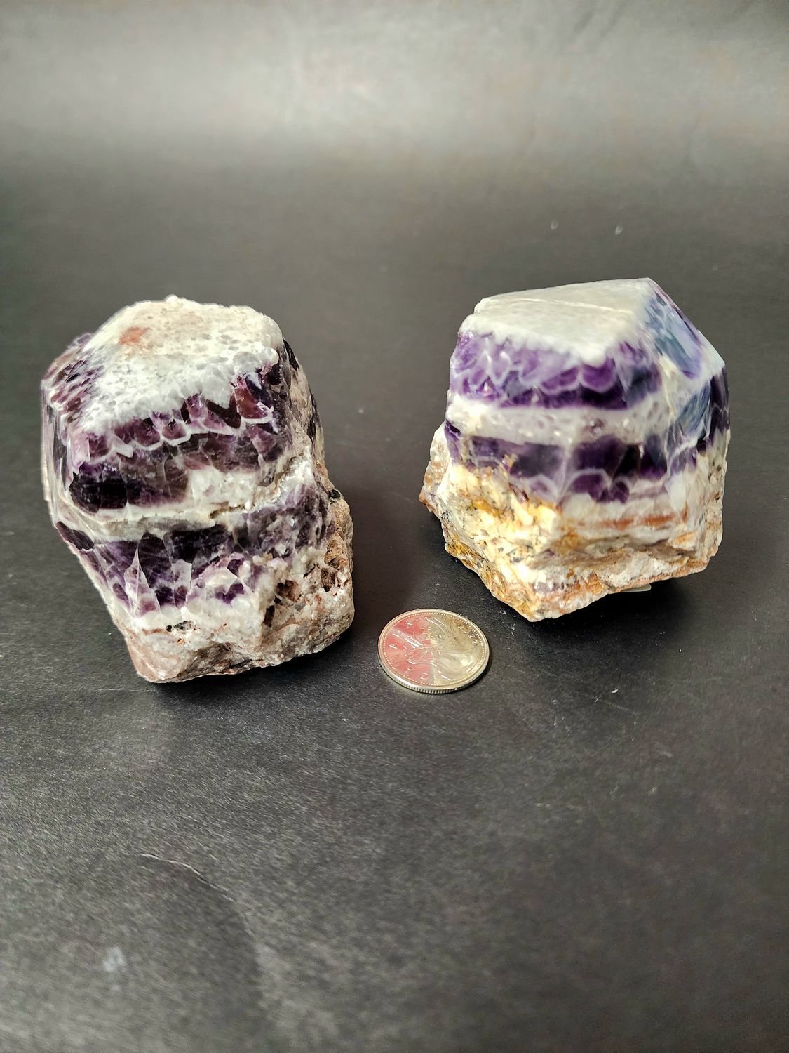 Chevron Amethyst Top Polish