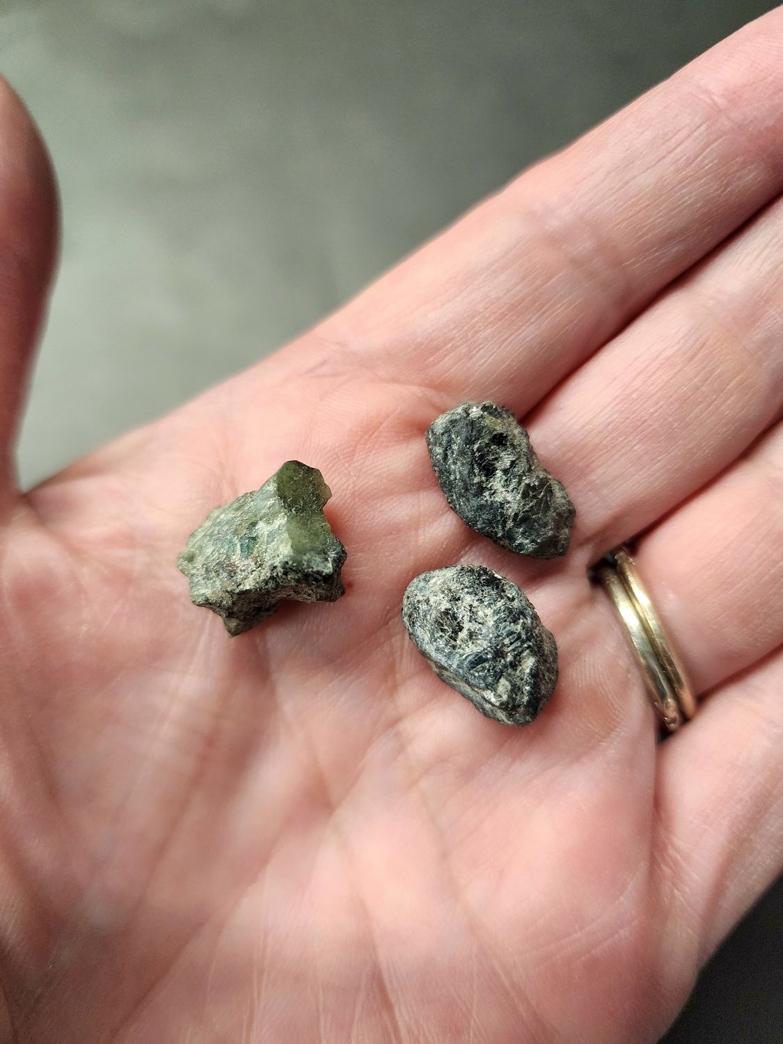 Rough Alexandrite Specimens b