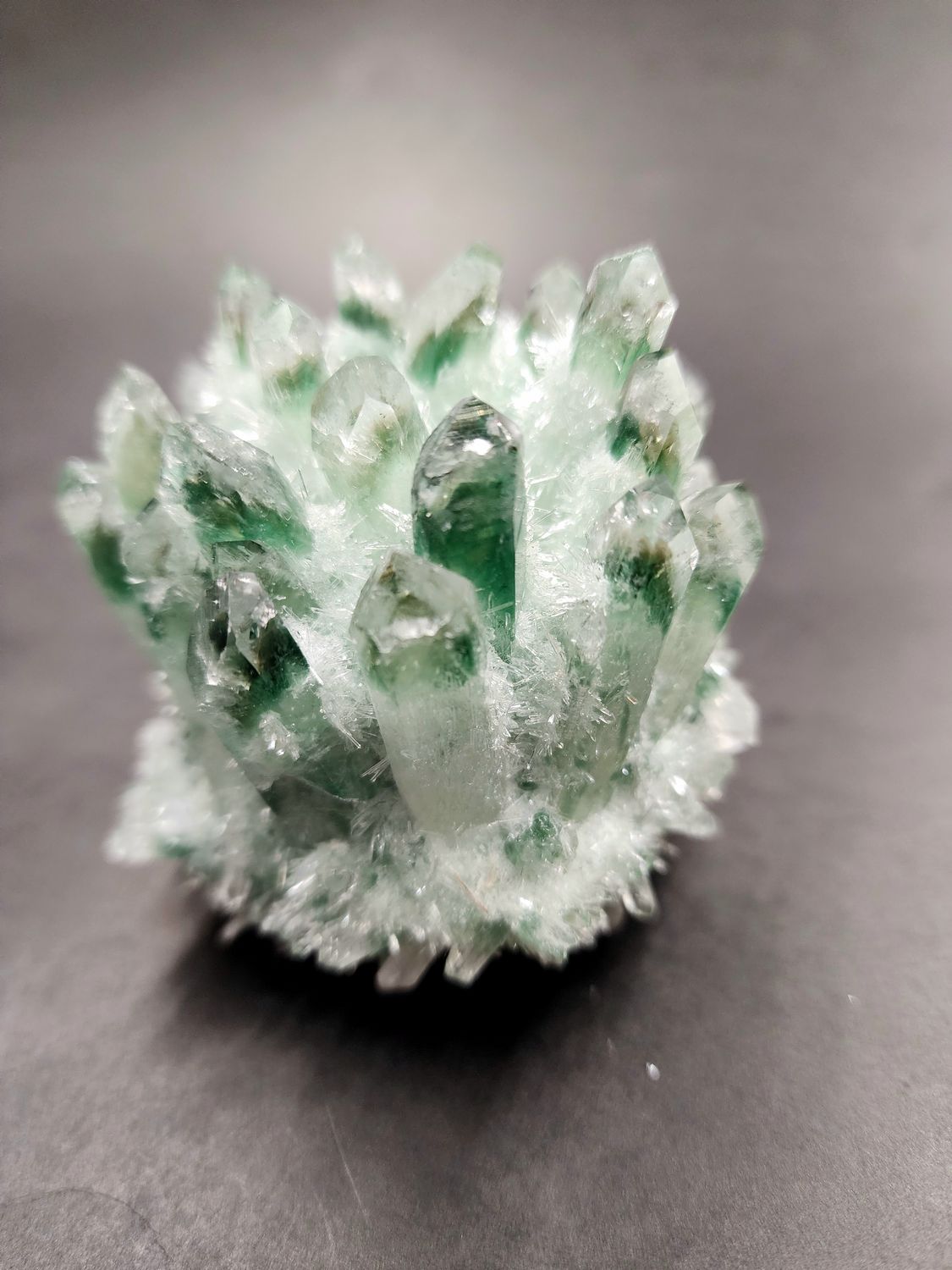 Green Phantom Quartz Cluster B