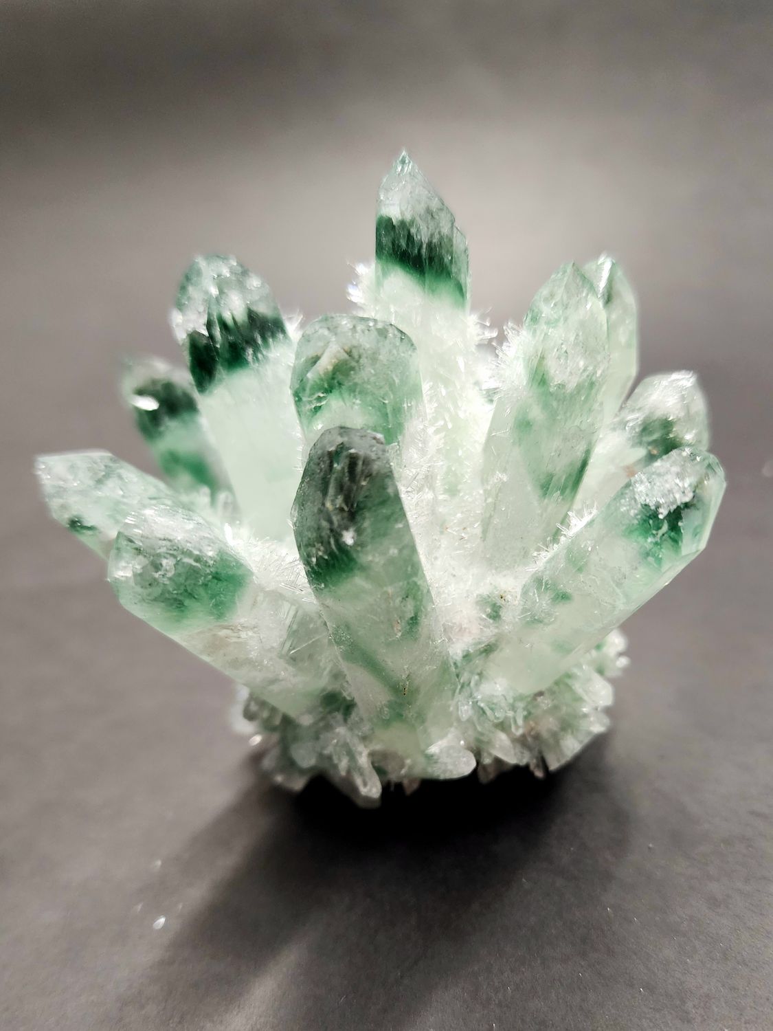 Green Phantom Quartz Cluster C