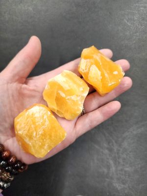 Orange Calcite Chunks