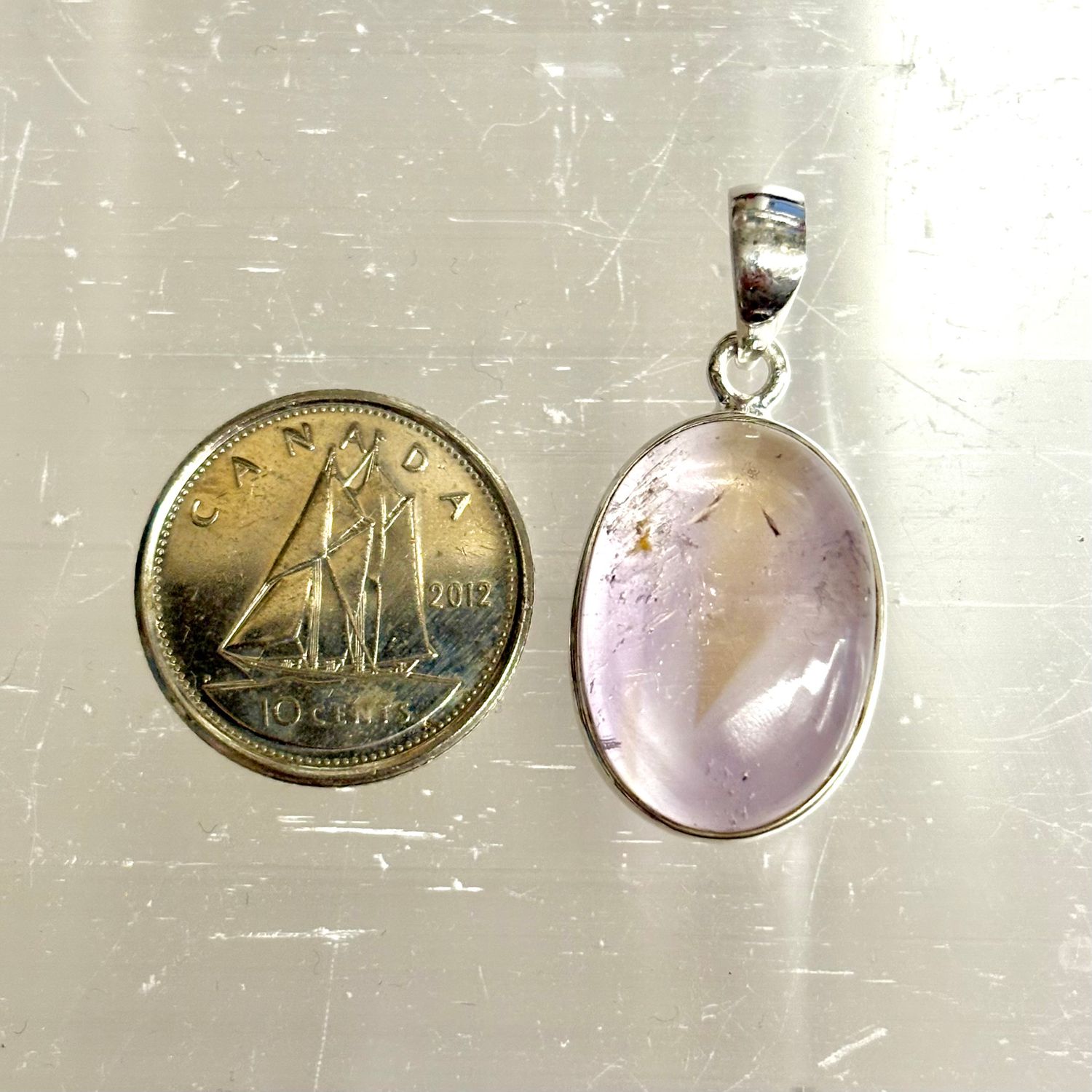 Ametrine Pendant Sterling Silver