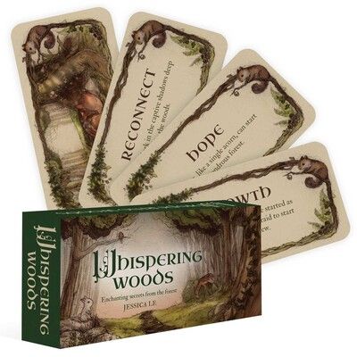 Whispering Woods Oracle mini-deck by Jessica Le