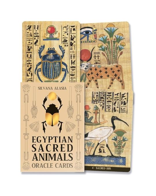 Egyptian Sacred Animals Oracle Cards by Silvana Alasia