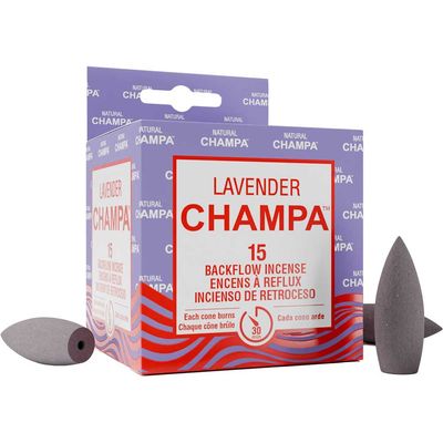 Natural Champa Lavender \ Backflow Incense Cones