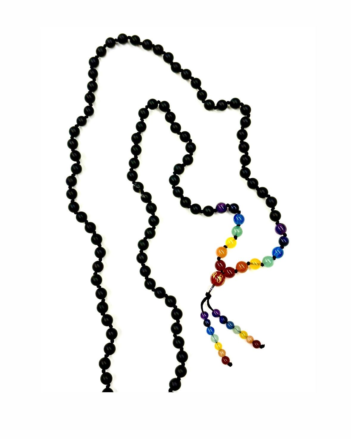 Mala Shungite w/ Chakras 6mm