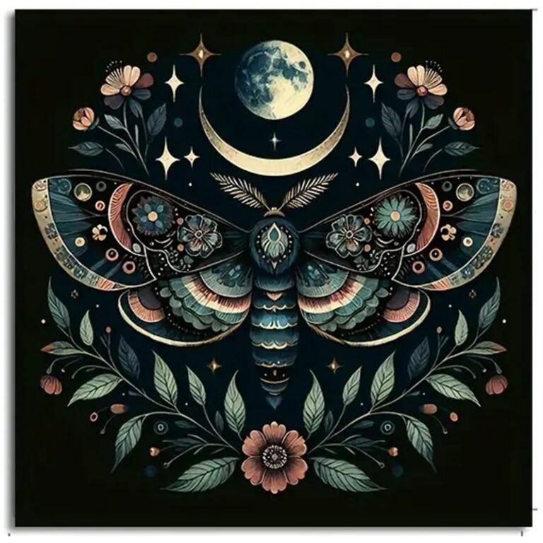 Tarot / Altar Cloth: Luna Moth