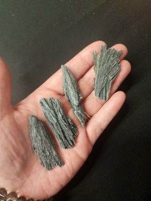 Black Kyanite Blades Raw