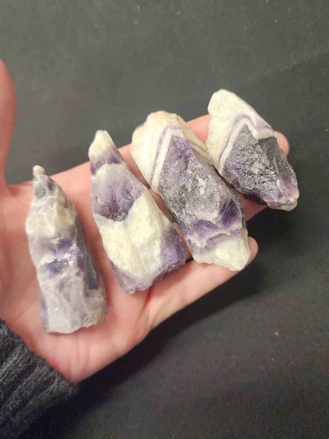 Chevron Amethyst Raw