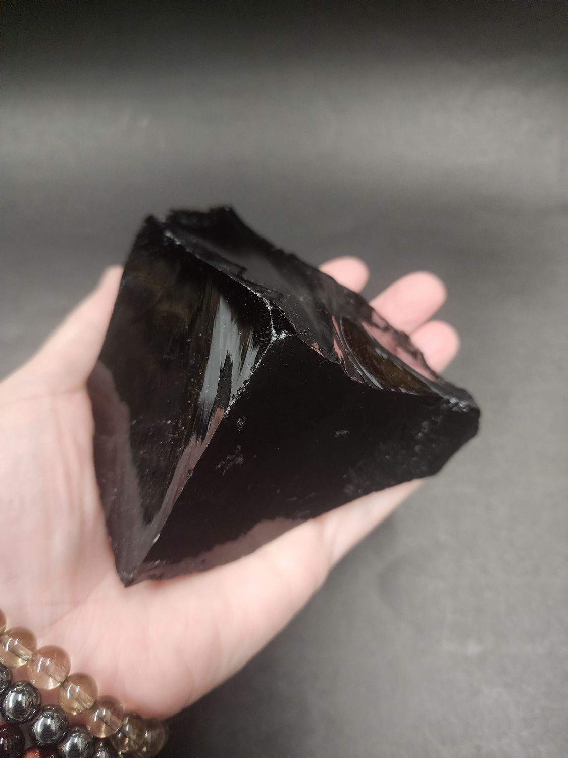 Black Obsidian Raw Medium