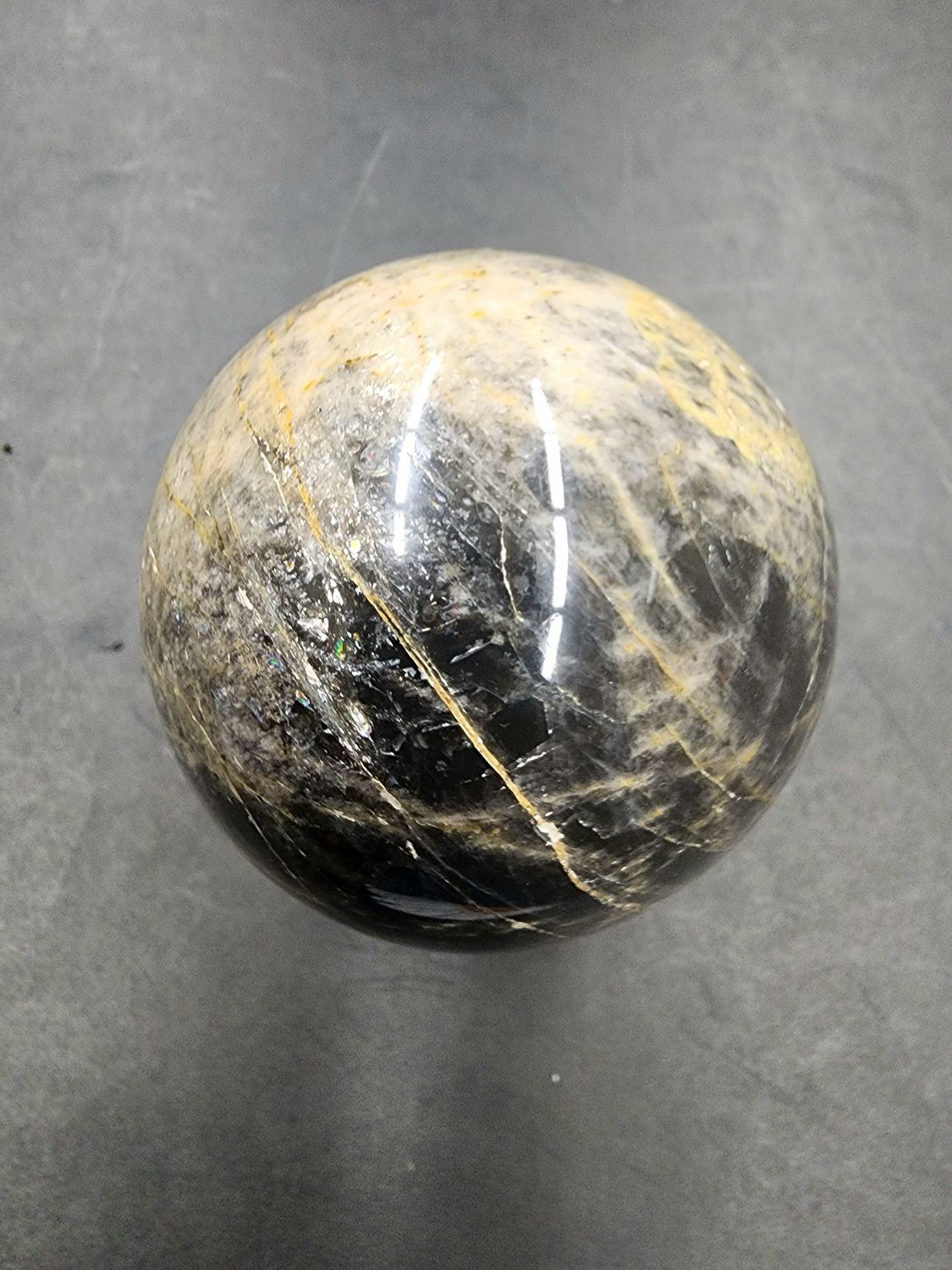 Black Moonstone Sphere 2.75"
