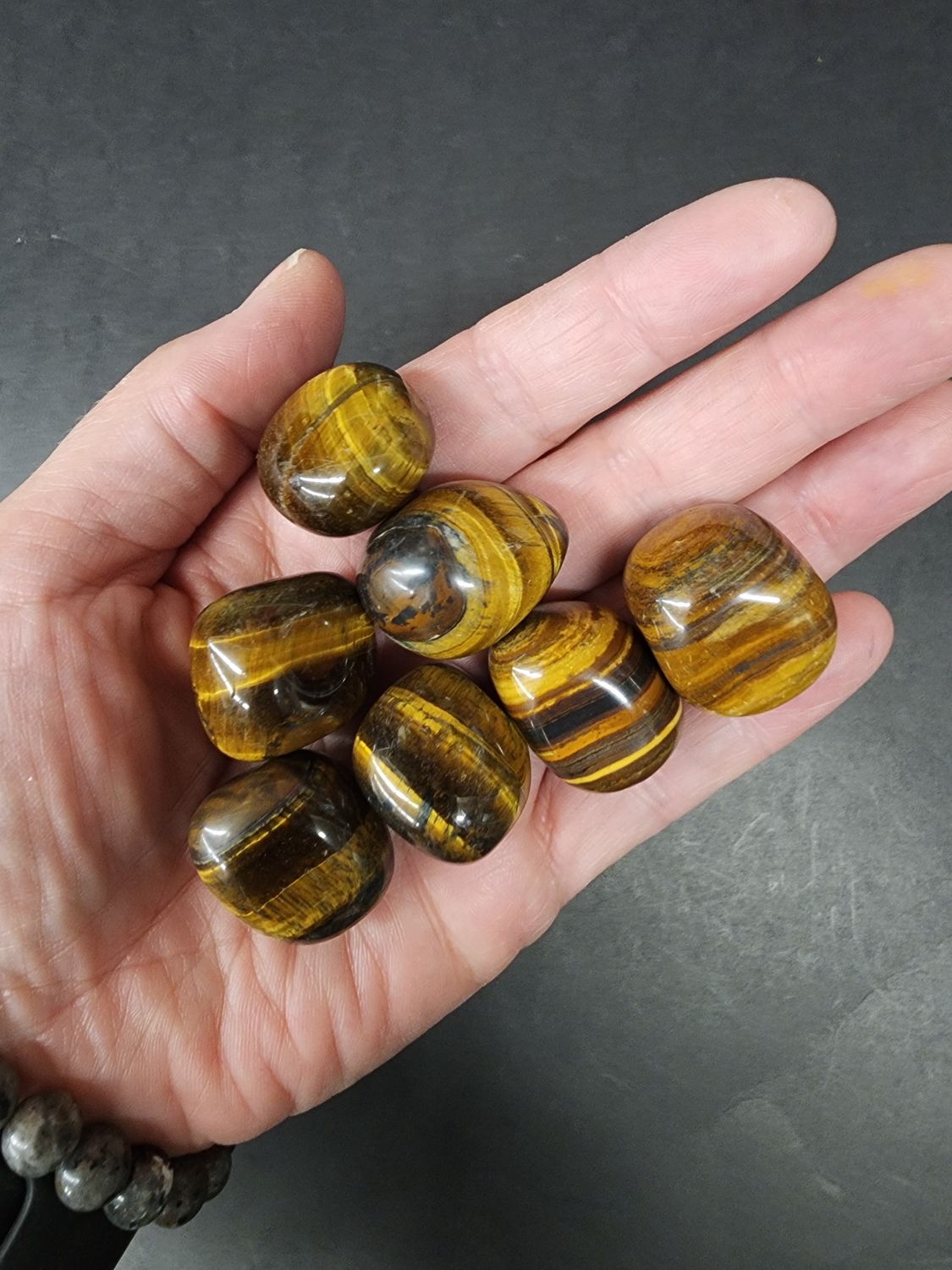 Golden Tigers Eye Tumbled