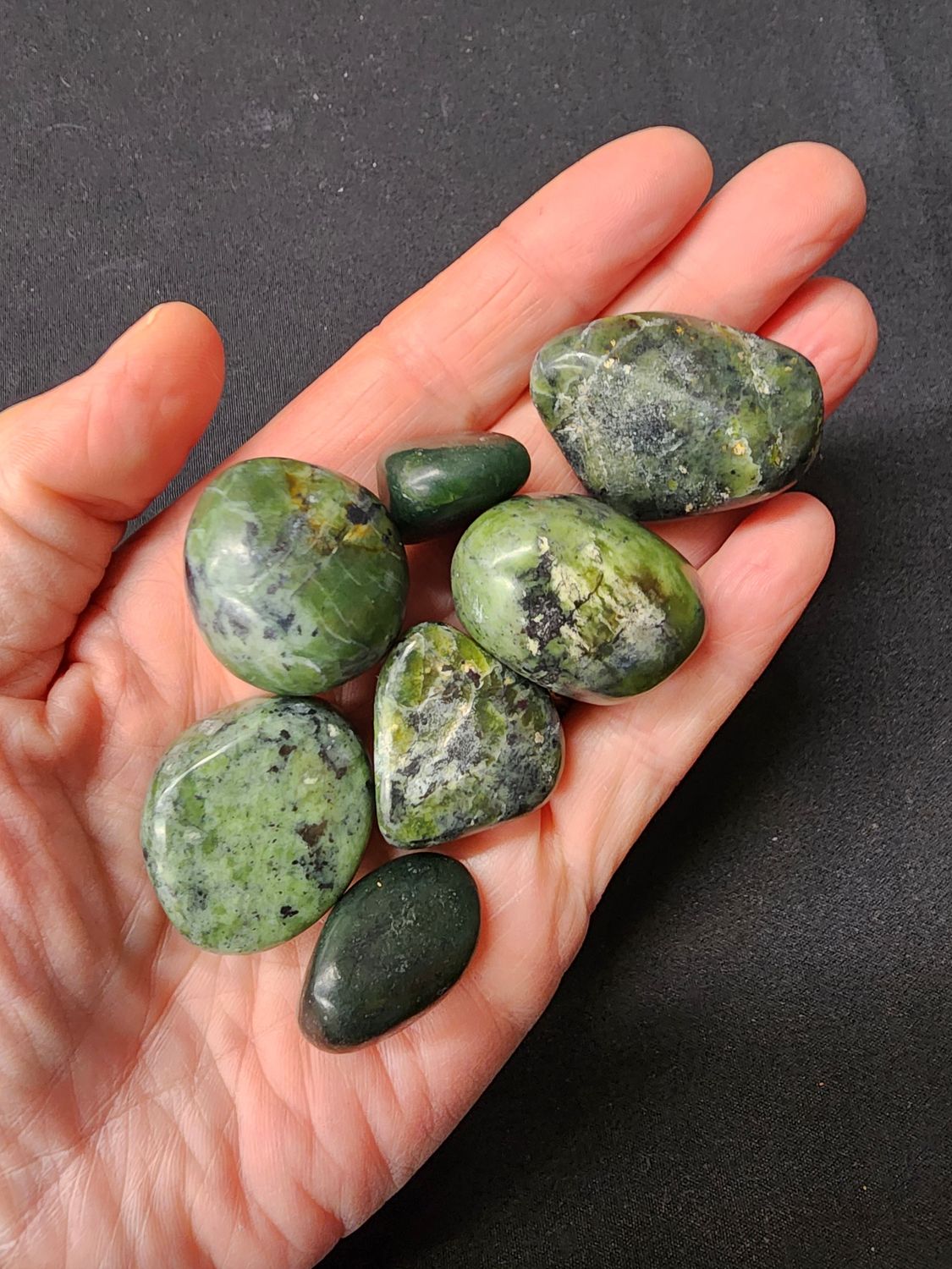 Nephrite Jade Tumbled
