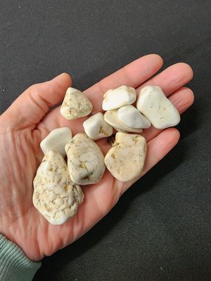 Magnesite Tumbled