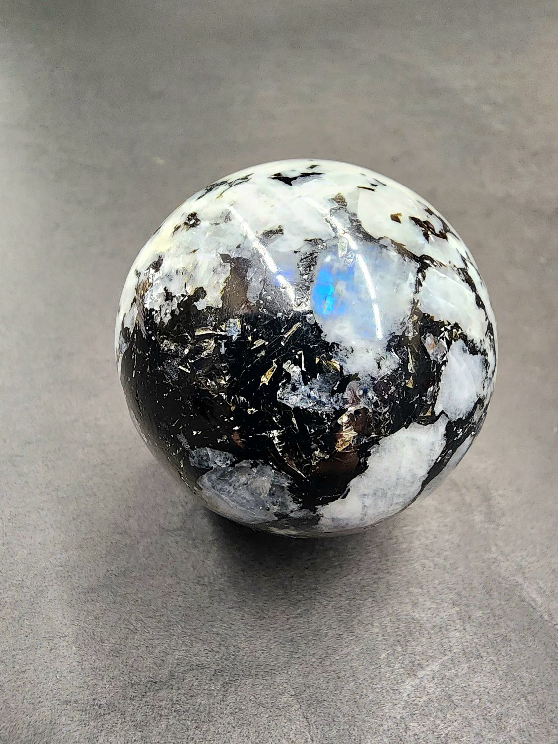 Rainbow Moonstone Sphere 2"