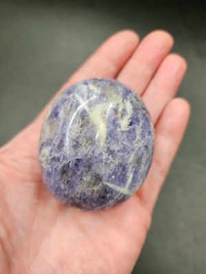 Lepidolite Palm Stone A