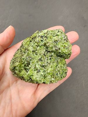 Peridot Raw Cluster