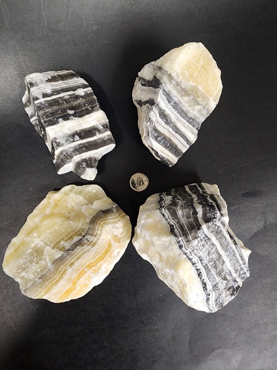 Zebra Calcite Chunks