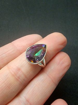 Mystic Topaz Ring - Size 6 Sterling Silver