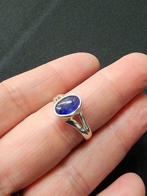 Sapphire Ring A - Size 8 Sterling Silver