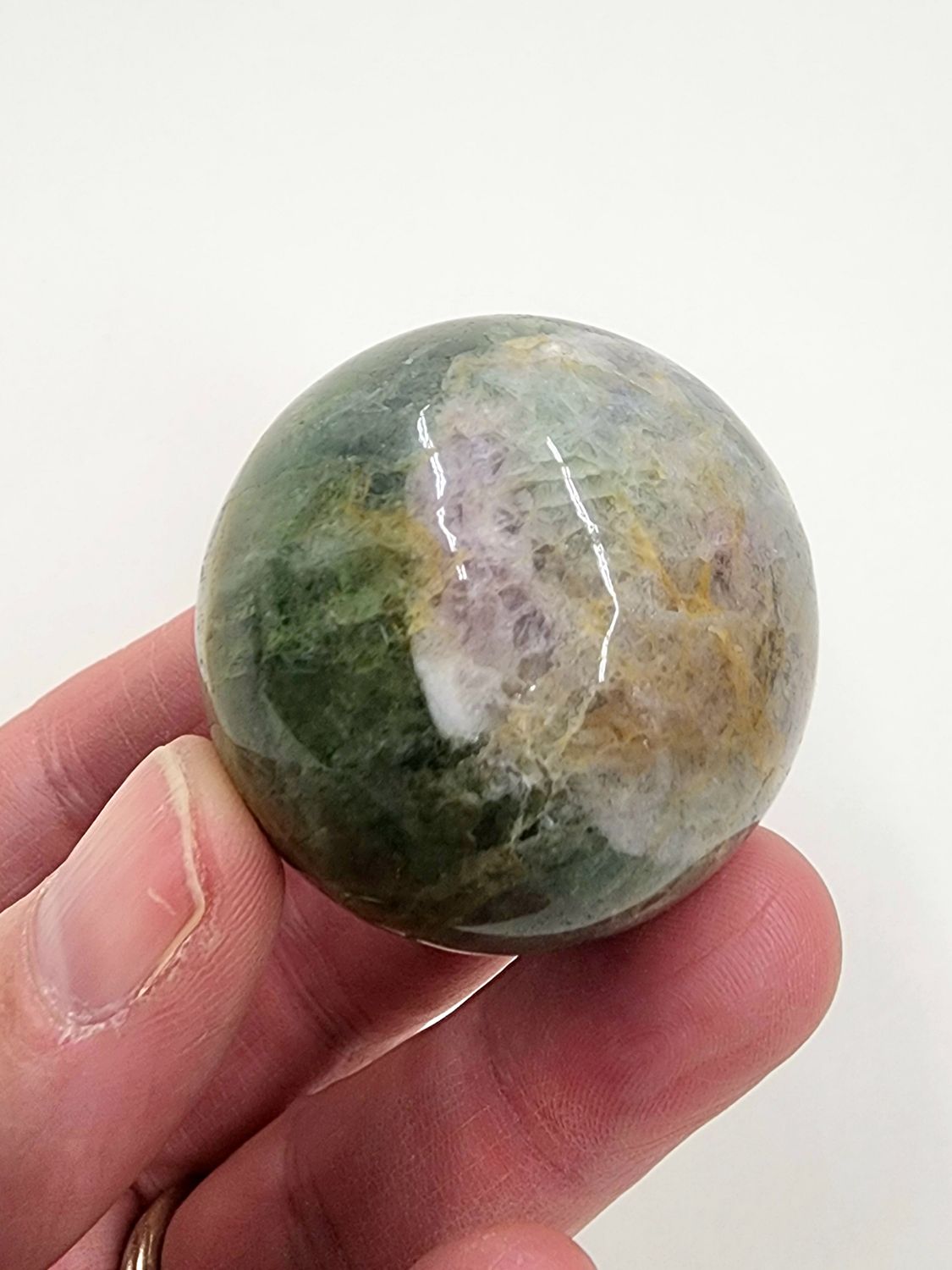 Rainbow Fluorite Sphere 1.5"