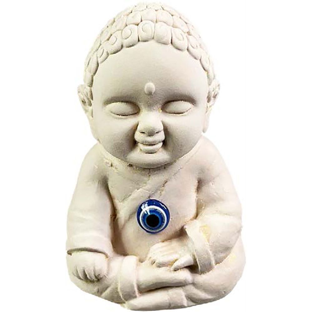 Gypsum Buddha - Evil Eye 2.5"