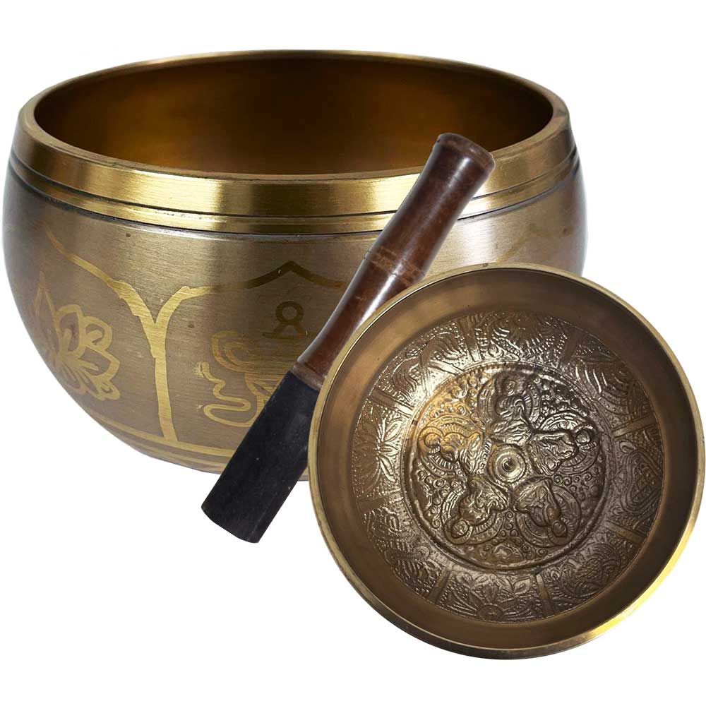 Dhyani Buddhas 5"D Singing Bowl - Solar Plexus Chakra - Note E