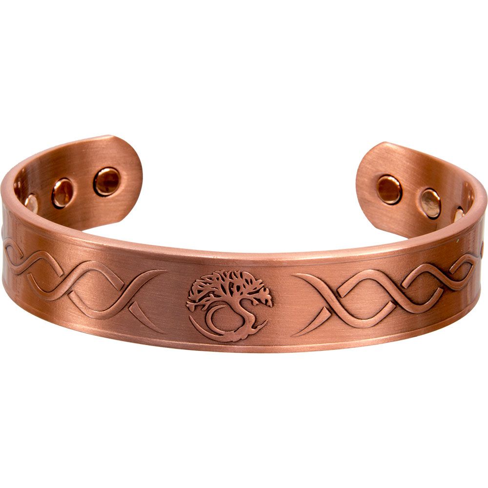 Magnetic Copper Tree of Life Bracelet