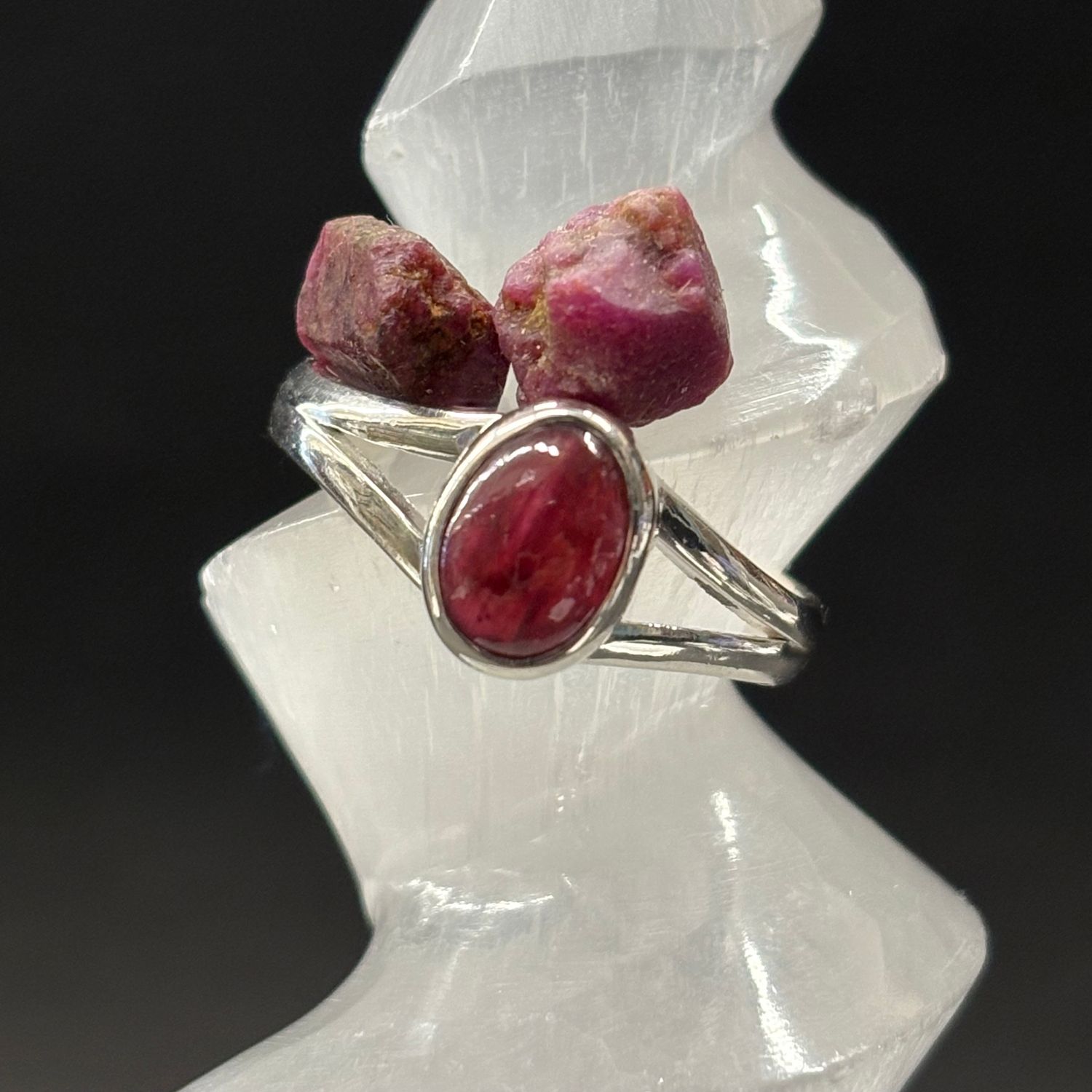 Ruby Ring A - Size 9 Sterling Silver