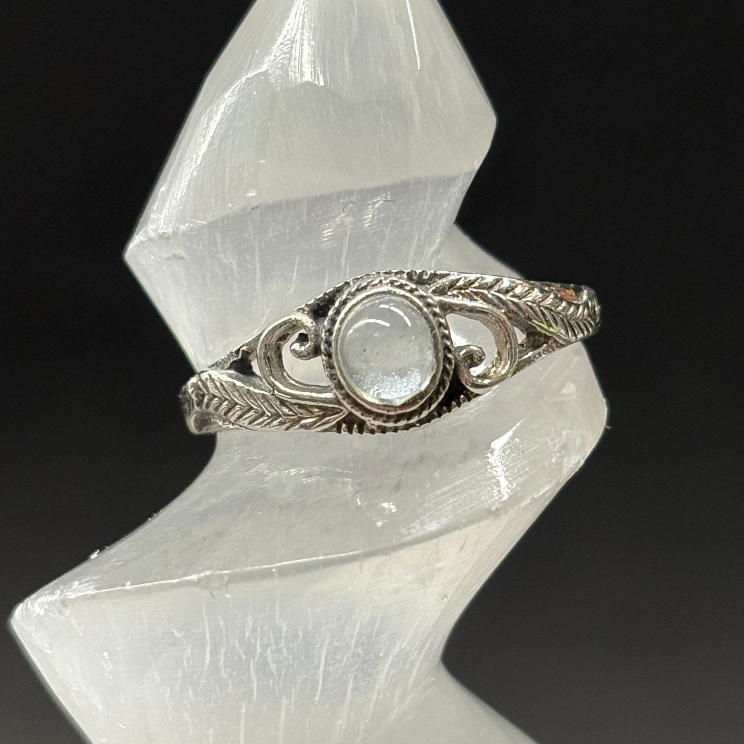 Blue Topaz Ring A - Size 7 Sterling Silver