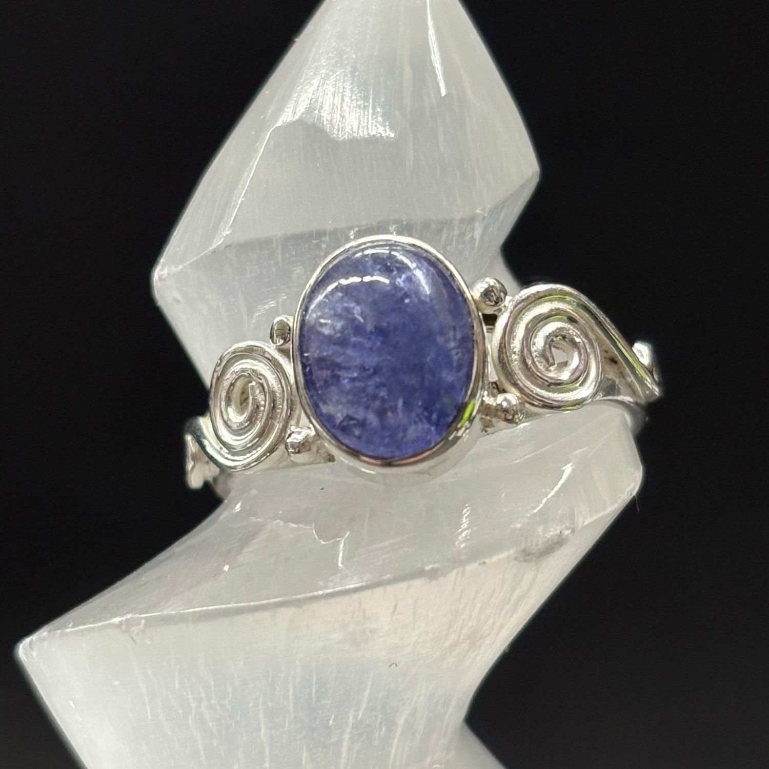 Tanzanite Ring A - Size 7 Sterling Silver