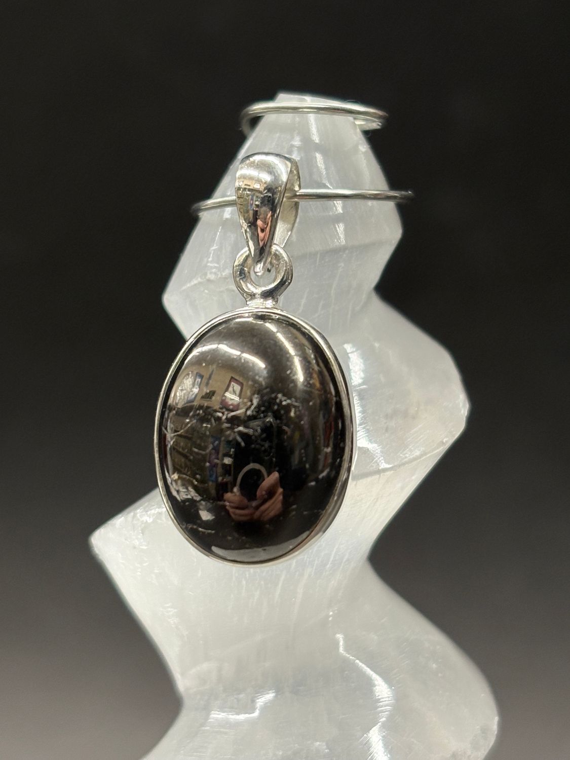 Shungite C Pendant Sterling Silver