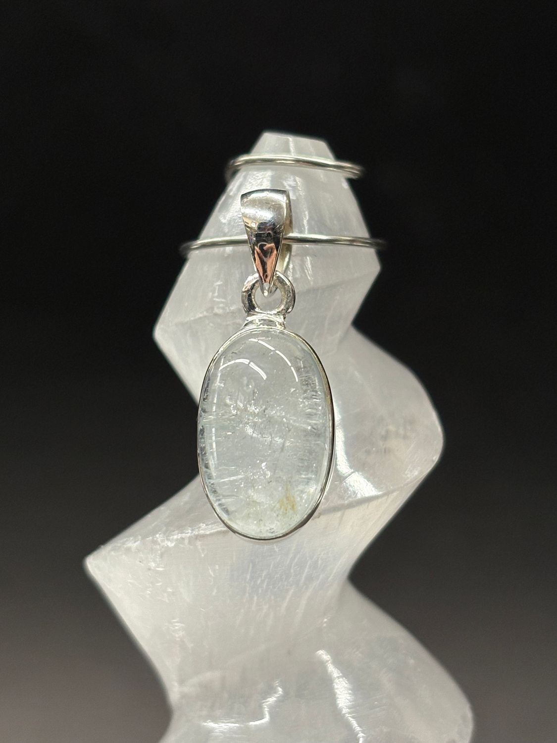 Aquamarine Pendant C Sterling Silver