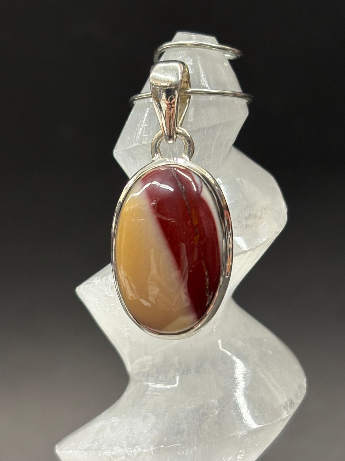 Mookaite Jasper Pendant Sterling Silver
