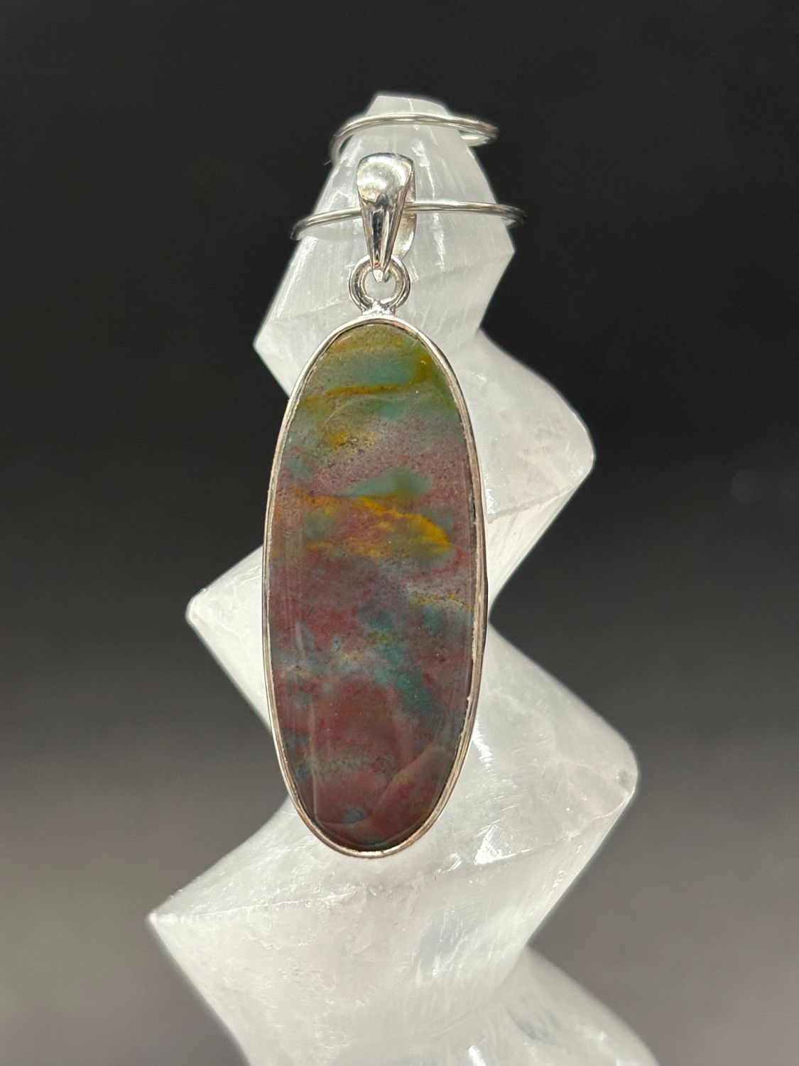 Bloodstone Pendant A Sterling Silver