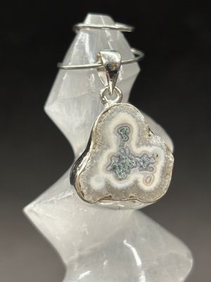 Solar Quartz Pendant A Sterling Silver