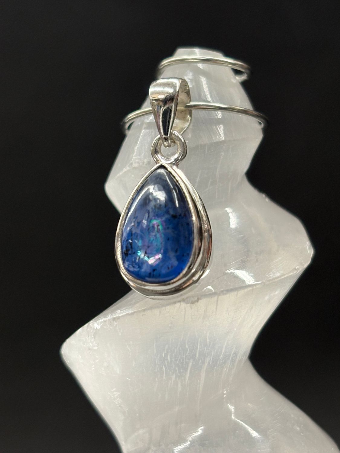 Blue Kyanite Pendant C Sterling Silver