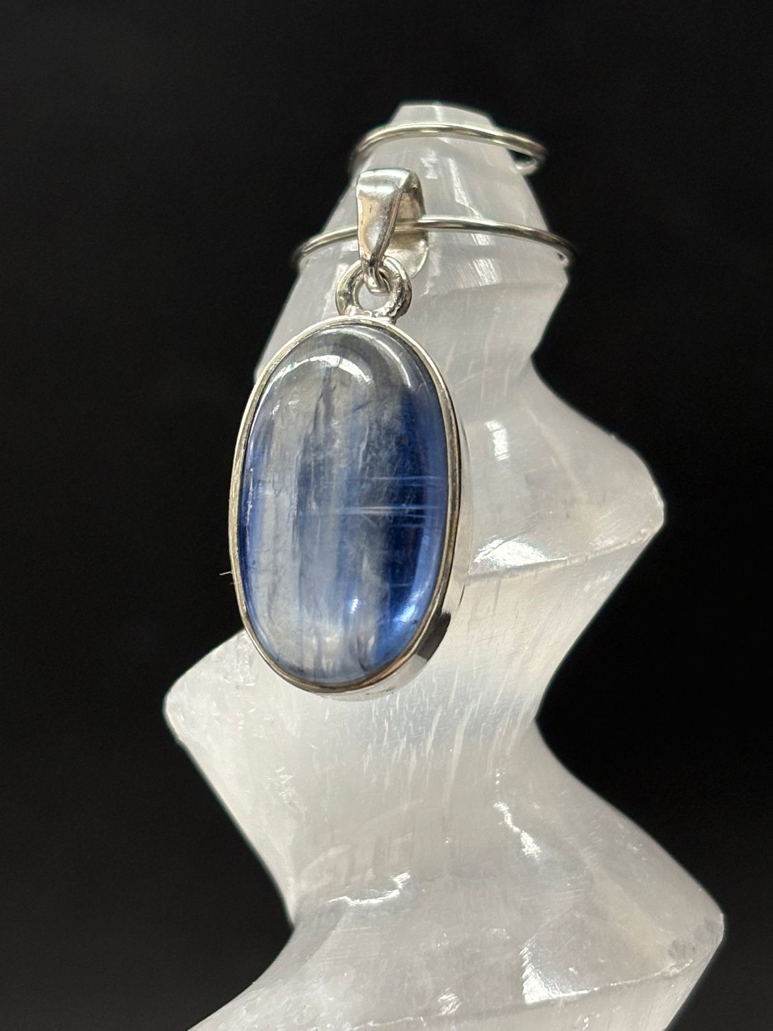 Blue Kyanite Pendant E Sterling Silver