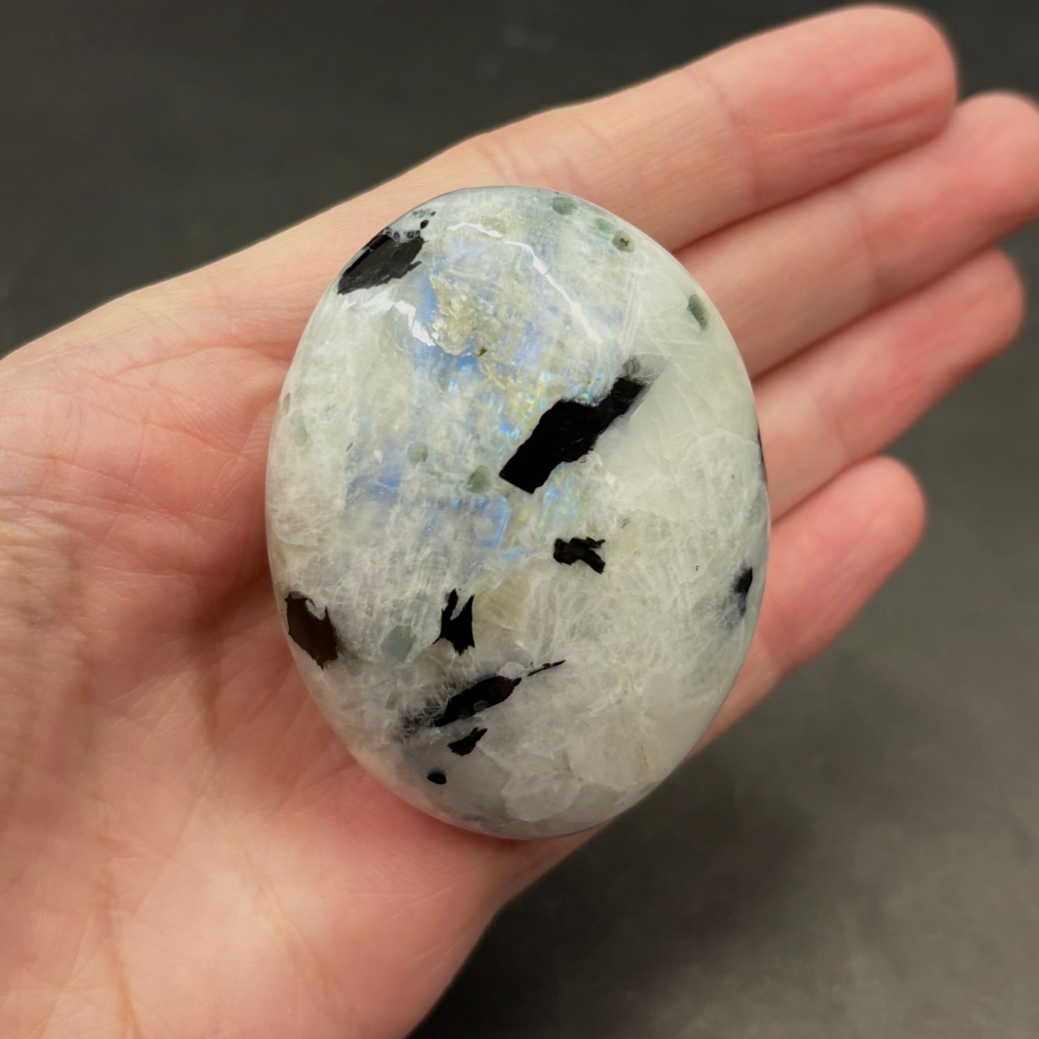 Rainbow Moonstone Palmstone