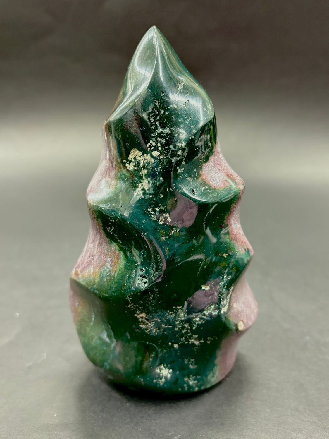 Ocean Jasper Flame Formation