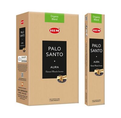 Hem Organic Palo Santo Aura Masala Incense Sticks