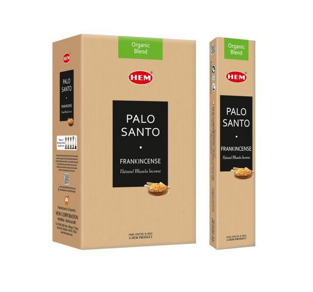 Hem Organic Palo Santo Frankincense Masala Incense Sticks