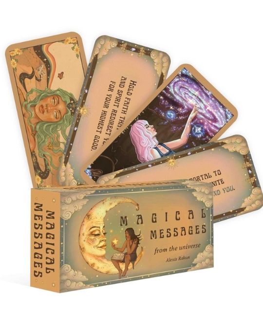 Magical Messages From the Universe mini Oracle Deck by Alexis Rakun