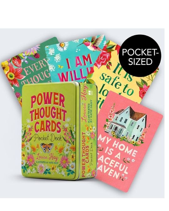 Power Thought Cards Pocket Oracle Deck by Louise Hay