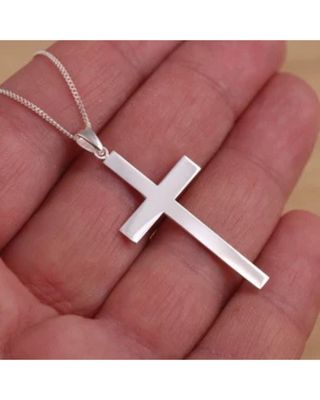 Sterling Silver Cross X-lg